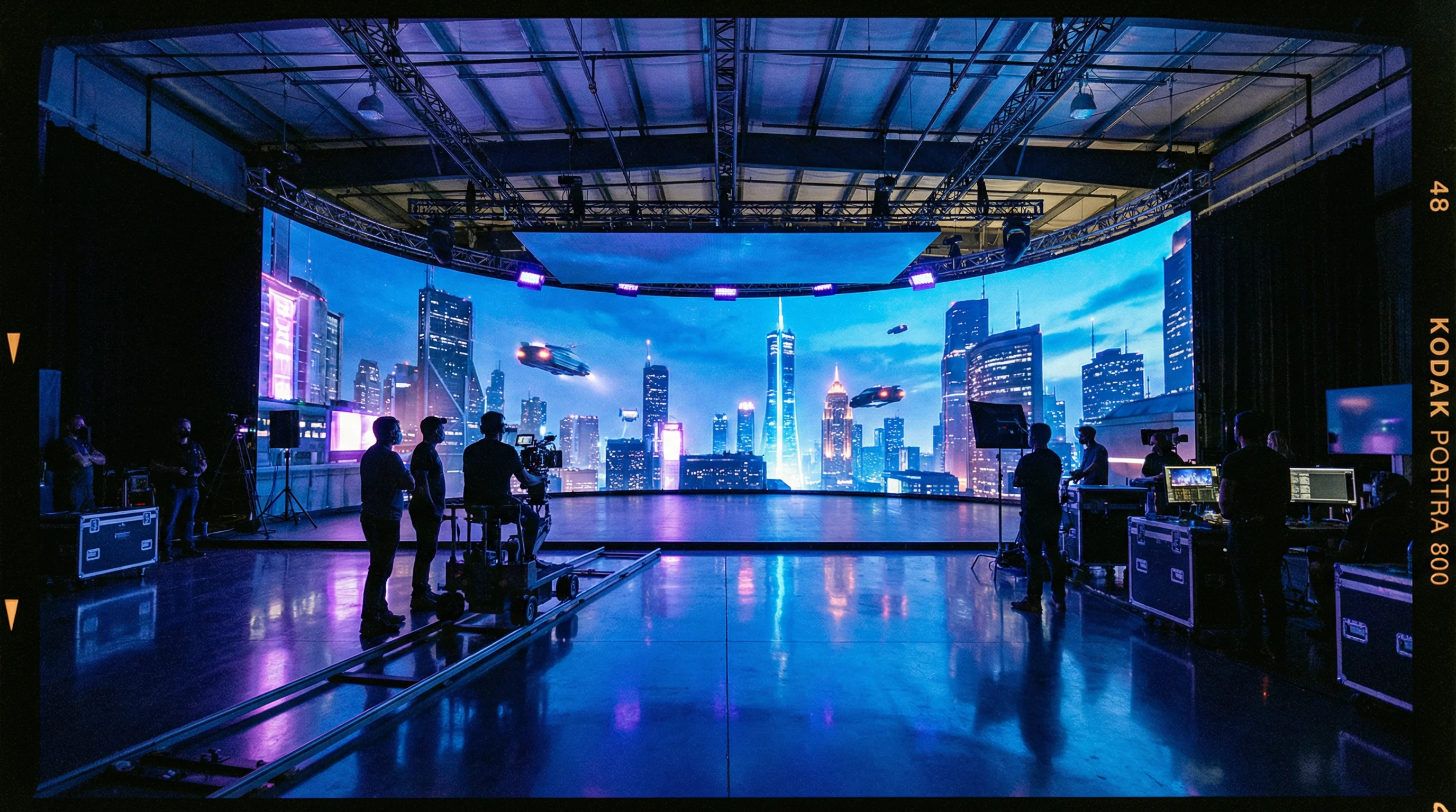 嫩草www天堂资源在线观看虚拟制片LED Volume舞台全景展示